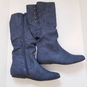 Cliffs by White Mountain NEW Francie Blue Winter High Boot size 11
